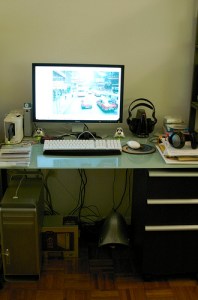 My desk with Mac Pro