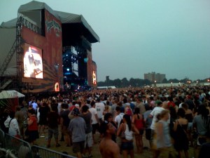 Virgin Festival from VIP area