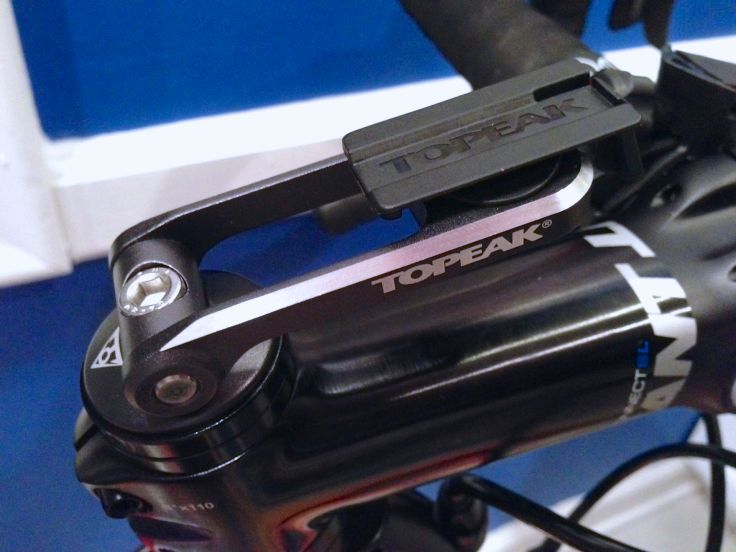 Topeak iPhone mount on stem
